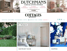 Tablet Screenshot of cottagesandbungalowsmag.com